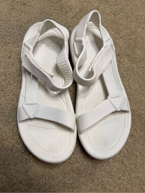 Teva All-White Adjustable Sport Sandals
